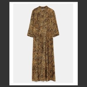 Snakeskin Maxi Dress